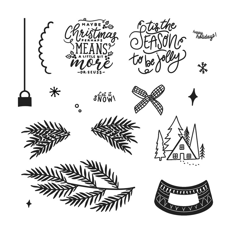 CTMH Let It Snow Stamp Set