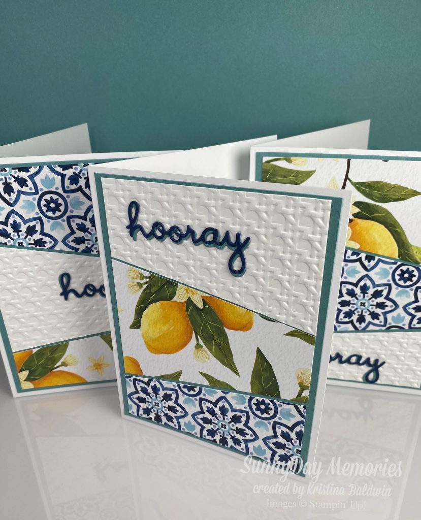 3-in-1 Mediterranean Blooms Hooray Cards