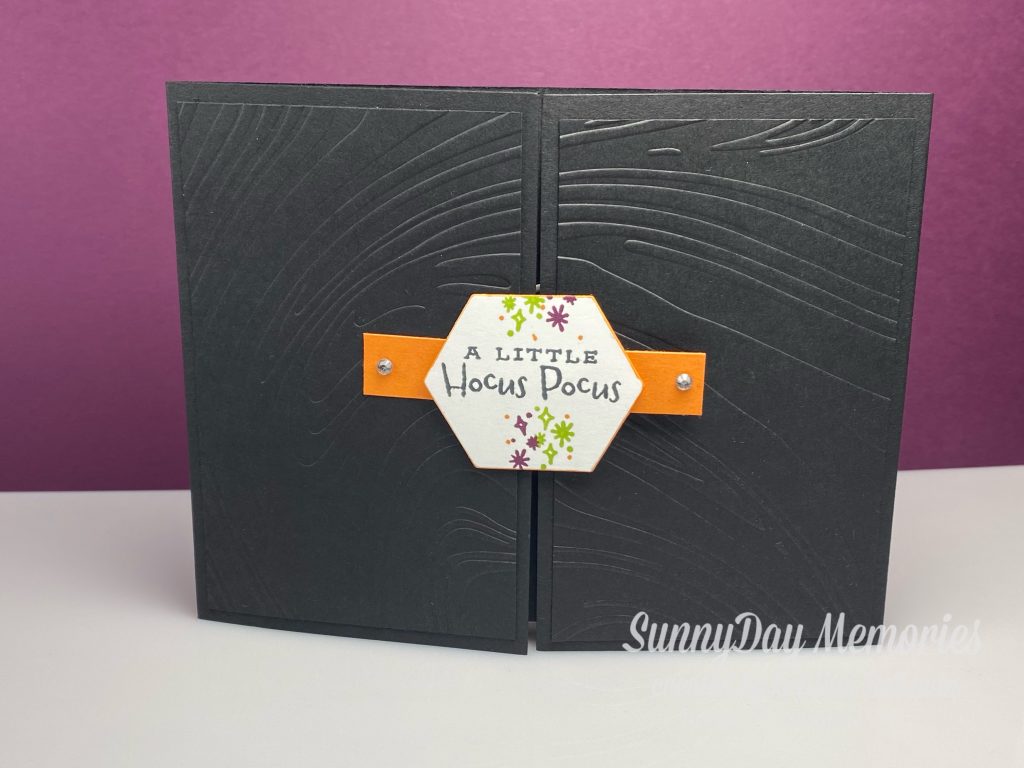 Stampin Up Potions & Spells Bendy Popup Card
