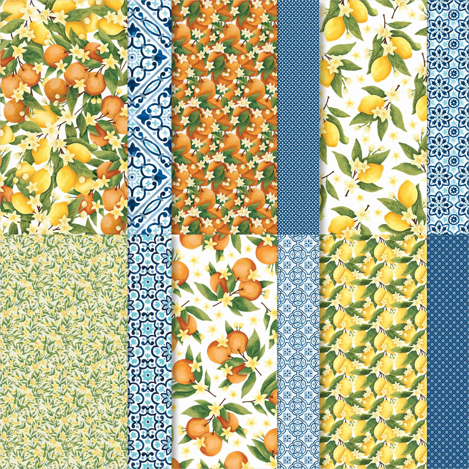 Mediterranean Blooms Designer Series Paper
