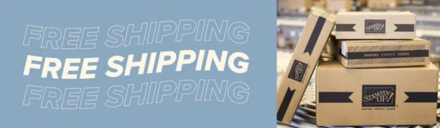 Free Shipping with Stampin' Up!