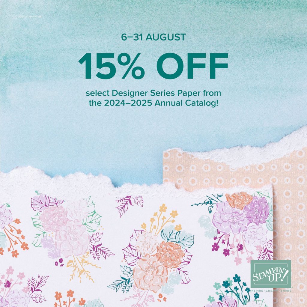 Sale on Pretty Patterned Paper from Stampin' Up!