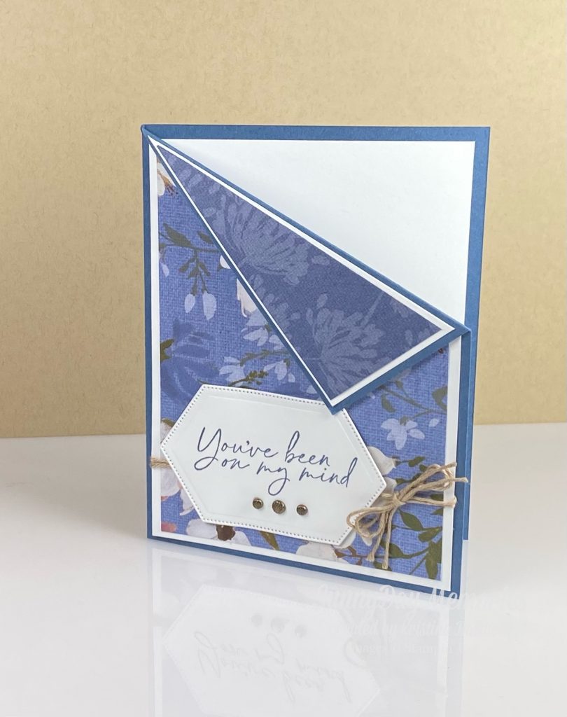 Wildly Flowering Corner Fold Card