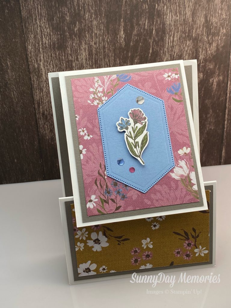 Stampin Up Floral Fun Fold demonstrator swap