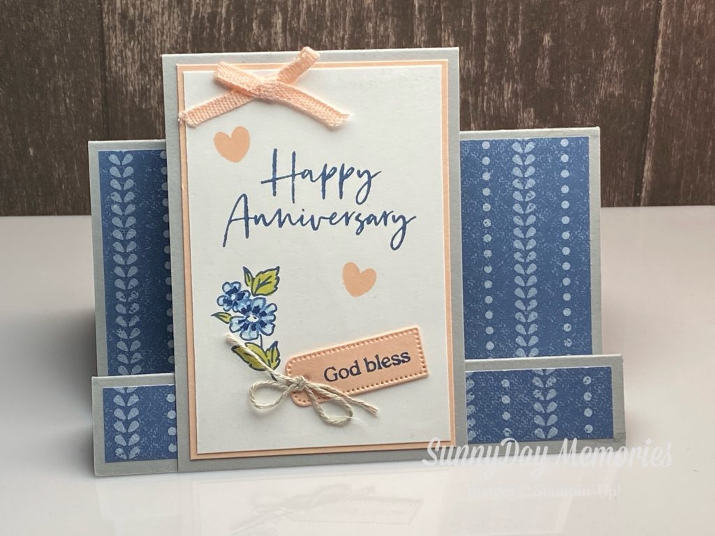 Stampin Up Anniversary Fun Fold demonstrator swap