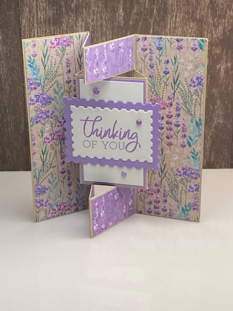 Stampin' Up Thinking of You Fun Fold Demonstrator swap